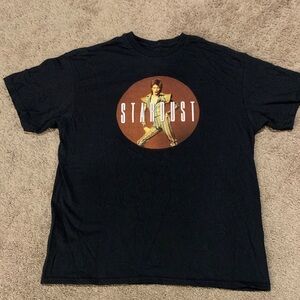 David Bowie‎ Black Stardust Graphic T-Shirt
